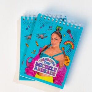 Bloco de colorir com Michele Andrade